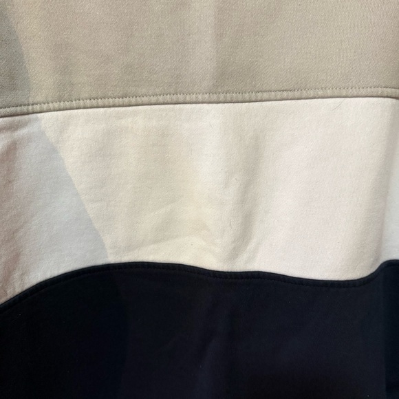 Charles River Unisex Westerly Crewneck Sweatshirt-blue/white/gray block- M - Picture 6 of 8